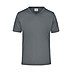 Werbe-Laufshirt für Herren mit V-Ausschnitt in dark-melange