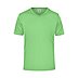 Werbe-Laufshirt für Herren mit V-Ausschnitt in lime-green