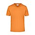 Werbe-Laufshirt für Herren mit V-Ausschnitt in orange