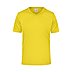 Werbe-Laufshirt für Herren mit V-Ausschnitt in yellow
