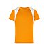 Werbe-Running Laufshirt für Herren in orange / white  