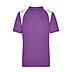 Werbe-Running Laufshirt für Herren in purple / white  