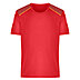 Werbe-Running Shirt GRS Herren in rot mit reflektierenden Elementen im Schulterbereich