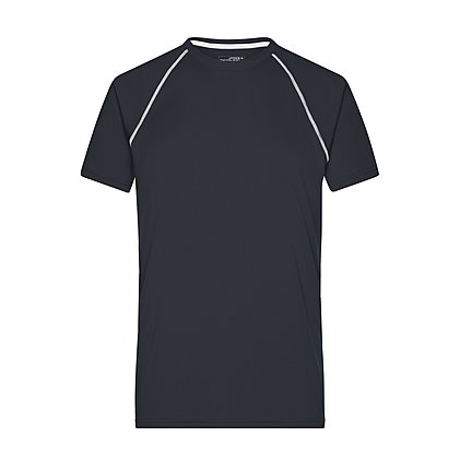 Werbe-Sportshirt für Herren in Black / White
