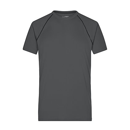 Werbe-Sportshirt für Herren in Titan / Black