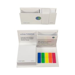 Werbe-Notizbox vollflächig bedruckbar, Made in Germany