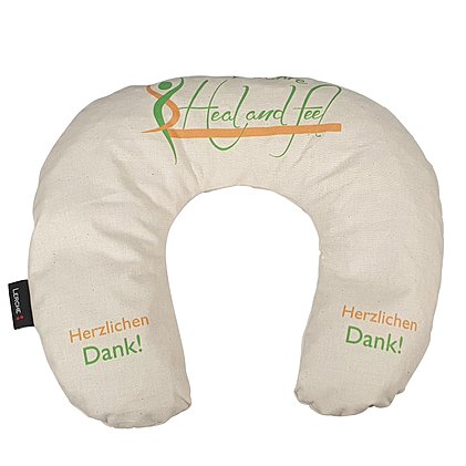 Nackenkissen aus 100% Baumwolle, befüllt mit sorgfältig ausgewählten Kirschkernen