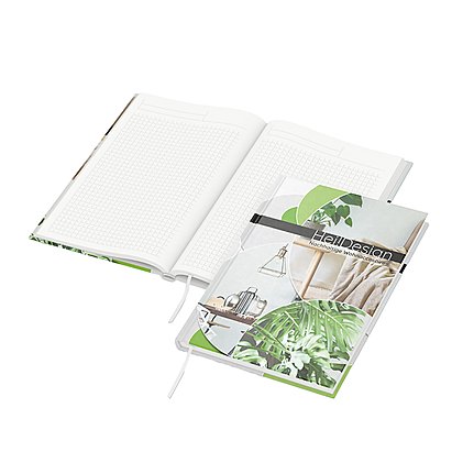 Nachhaltiges Werbe-Notebook mit 100% Recyclingpapier, Made in Germany