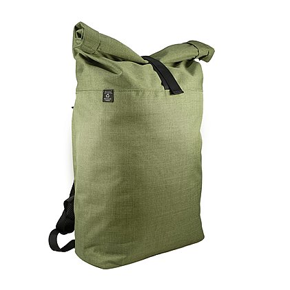 Werbe-Notebook-Rollrucksack Europe in grün meliert