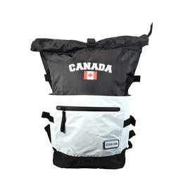 Recycelter Werbe-Notebook-Rollrucksack, 20l, mit Logo