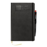 Werbe-Notizbuch IVORY, Tucson mit Logo Prägung