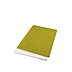 Nachhaltiges Werbe-Notizbuch mit Umschlag aus Blattgrün-Fasern
