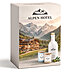 Marken Geschenkset mit Logo in individuellem Karton mit vollflächiger Gestaltung vom Alpenhotel