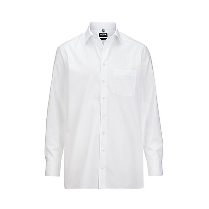 Werbe-Businesshemd Modern Fit in weiß