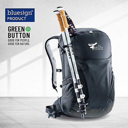 Nachhaltiger Trekking-Rucksack 25 Liter– aus 100% recyceltem Material, Bluesign® zertifiziert, mit ergonomischem Tragesystem.