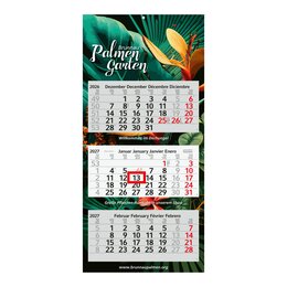 Werbe-Planer 3-Monate Profil 3 green+blue 4C Digitaldruck