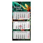 Werbe-Planer 3-Monate &quot;Profil 3 green+blue&quot; inklusive 4C Digitaldruck