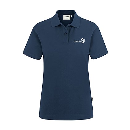 Royalblaues Werbe-Poloshirt mit individuellem Druck 