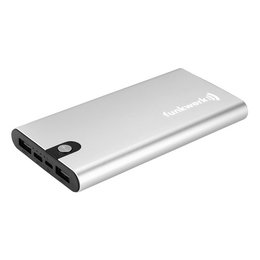 Powerbank mit Logo-Lasergravur, geeignet als Mitarbeiter- oder Kundengeschenk