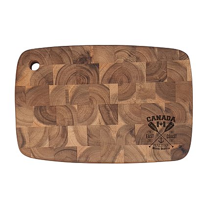 Werbe-Profi-Schneidebrett 32 x 22 x 2 cm, aus FSC-zertifiziertem Akazienholz 