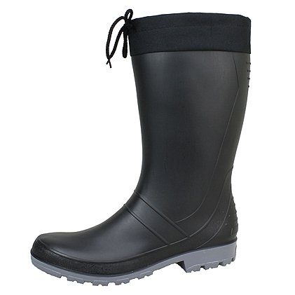 Werbe-Regenstiefel schwarz mit Schutzaufsatz