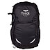 Rucksack mit Logo bedrucken – schwarzer Rucksack mit Hotel-Tyrol-Logo auf der Vorderseite