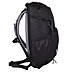 Rucksack mit Logo bedrucken – schwarzer Werberucksack mit elastischer Seitentasche