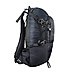 Werbe-Rucksack Outdoor in schwarz, seitlich