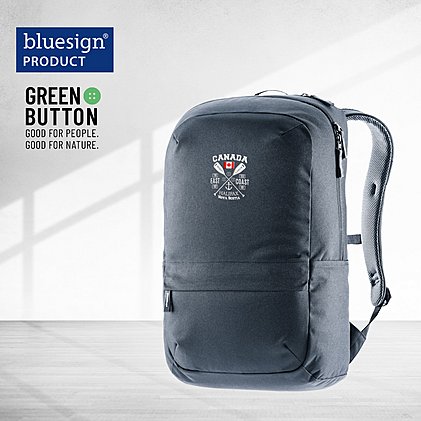 Nachhaltiger Werbe-Rucksack – Bluesign® zertifiziert, aus 600D Poly gefertigt, perfekt als umweltfreundliches Werbegeschenk mit Logo-Stick und Druck