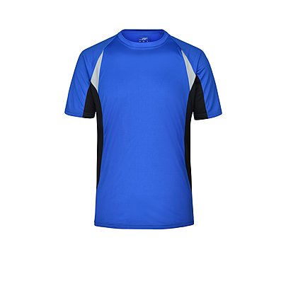 Werbe-Runningshirt für Herren in Royal / Black