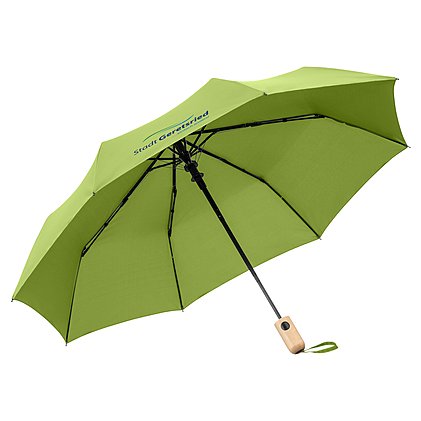 Bedruckter Werbe-Schirm "AC-TASCHENSCHIRM ÖKOBRELLA" 
