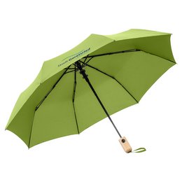 Bedruckter Werbe-Schirm &quot;AC-TASCHENSCHIRM ÖKOBRELLA&quot; 