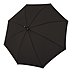 Leichter Stockschirm in schwarz aus 100% Polyester, individuell bedruckbar