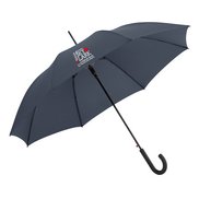 Stockschirm mit abgerundeten Schirmspitzen und individuellem Logo-Digitaldruck