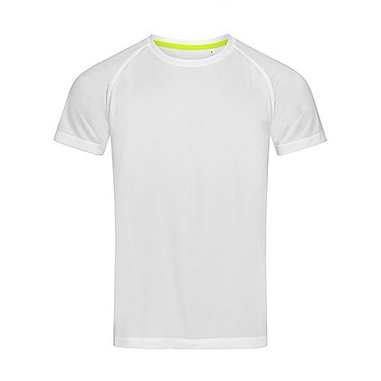 Werbe-Shirt Active 140 Raglan in White