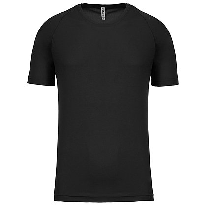Werbe-Sportshirt für Herren in Black