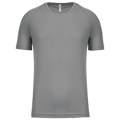 Werbe-Sportshirt für Herren in Fine Grey