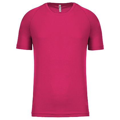 Werbe-Sportshirt für Herren in Fuchsia