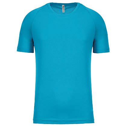 Werbe-Sportshirt für Herren in Light Turquoise