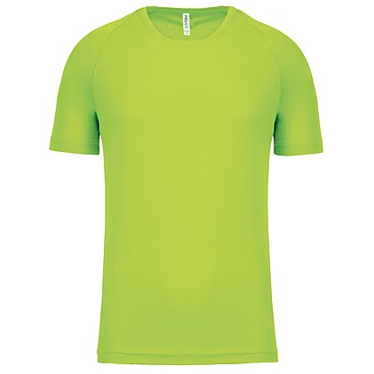 Werbe-Sportshirt für Herren in Lime