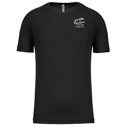 Werbe-Sportshirt aus 100% Polyester mit individuellem Logo