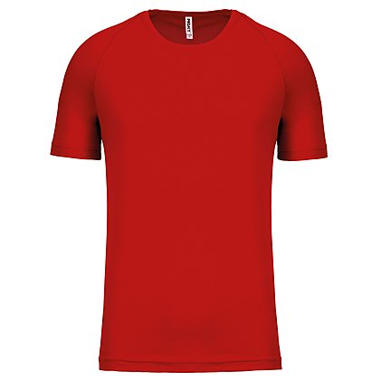 Werbe-Sportshirt für Herren in Red