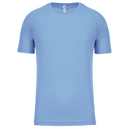 Werbe-Sportshirt für Herren in Sky Blue