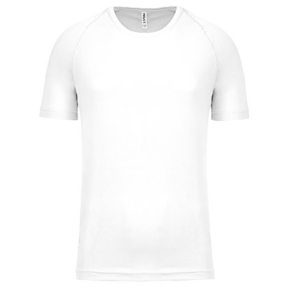 Werbe-Sportshirt für Herren in White