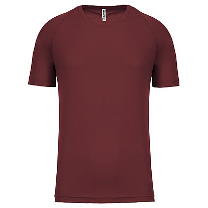 Werbe-Sportshirt für Herren in Wine