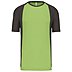 Werbe-Sportshirt Bicolor Proact Unisex in Lime / Dark Grey