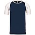 Werbe-Sportshirt Bicolor Proact Unisex in Sporty Navy / White