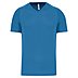 Sportshirt V-Neck Basic Man in Aqua Blue
