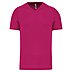 Sportshirt V-Neck Basic Man in Fuchsia