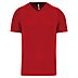 Sportshirt V-Neck Basic Man in Red